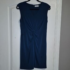 Calvin Klein Navy Midi Dress